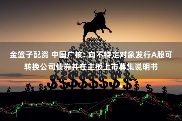 金篮子配资 中国广核: 向不特定对象发行A股可转换公司债券并在主板上市募集说明书